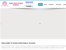 Tablet Screenshot of godsownpublicschool.org